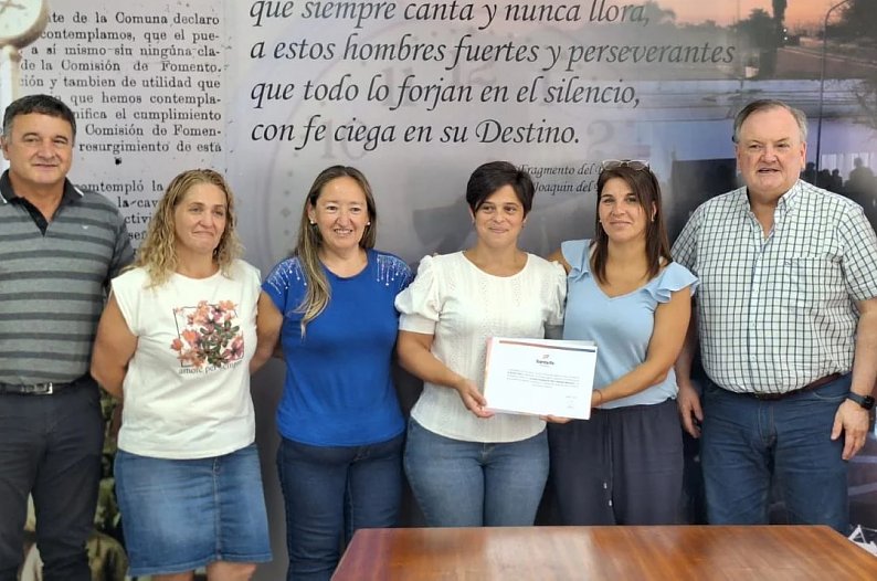 Michlig entregó fondos a escuelas de Hersilia, Moisés Ville y Arrufó